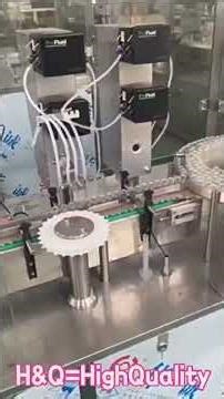 Automatic volume vial filling and stoppering machine,#VialFillingMachine #PharmaceuticalMachinery