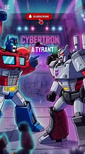 (Optimus Prime vs Megatron)#shorts 👑👹🤖