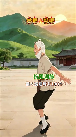 燃糖耗糖，抗阻训练，懒人燃糖每天100个 #燃糖操 #养生 #古法健身动作 #抗糖 #小动作大作用