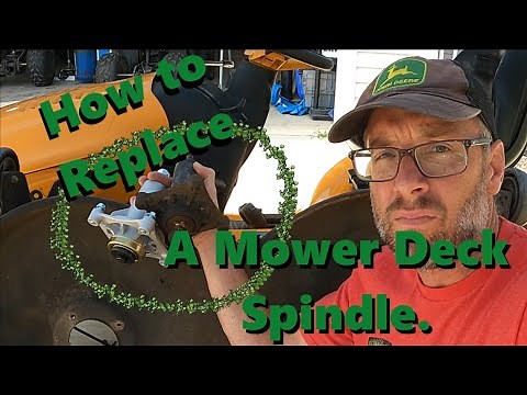 How to replace a Lawn Mower Deck Spindle.