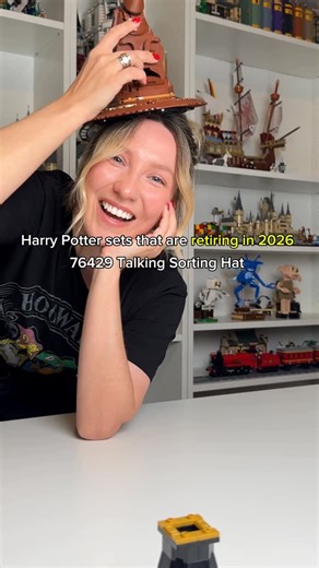 Tanya Beloved LEGO creator 💛 on Instagram: "Harry Potter sets that are retiring in 2026 💔 76417 Gringotts Wizarding Bank – Collectors’ Edition 76429 Talking Sorting Hat 76435 Hogwarts™ Castle: The Great Hall 76443 Hagrid & Harry’s Motorcycle Ride 76448 Fawkes: Dumbledore’s Phoenix 76425 Hedwig at 4 Privet Drive And may be retired by the end of the year: 76437 The Burrow: Collectors’ Edition (Нора) 76442 Hogwarts Castle: Charms Class 76445 Hogwarts Castle: Herbology Class 76446 Knight Bus Adven