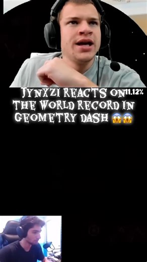 856 reactions · 8 comments | Jynxzi reacts to Geometry Dash World Record #jynxzi #jynxziclips #r6 #geometrydash #clashroyale #twitchclips | Jynxzi Clips | Facebook