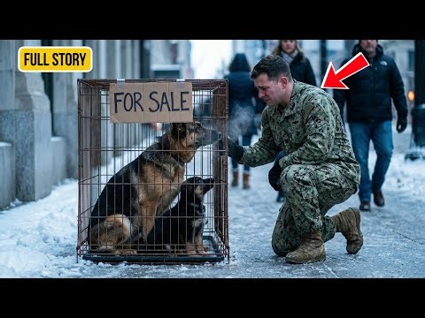A Navy SEAL Found a “FOR SALE” Dog Cage in the Snow—Then the Van Came Back