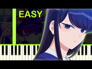 KOMI CAN´T COMMUNICATE OPENING - EASY Piano Tutorial