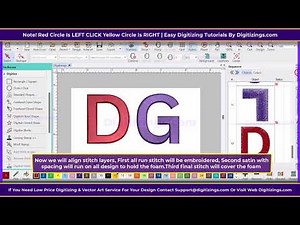 How To DIGITIZE 3D PUFF With Easy Steps | 3D Puff Embroidery Digitizing Tutorial, 3D Puff Embroidery