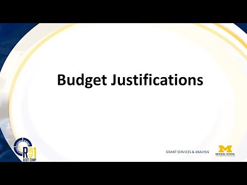 Budget Justifications – NIH Grant Applications