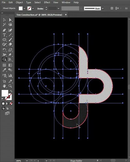 Logo Design Process for Pharmacy - Adobe Illustrator