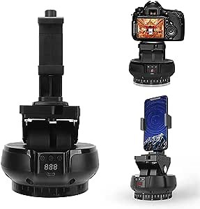 YT1200 Motorized Pan Tilt Head, 360 Degree Panoramic Video Motorized Tripod Head, with Remote Control, for DSLR, SLR, Smartphones