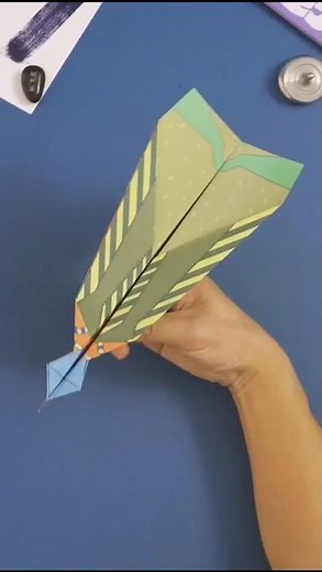 how to make a origami flying paper airplane that flies very nice #diy #paper