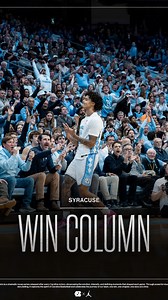 🎥 Win Column ➡️ Syracuse | UNC Basketball