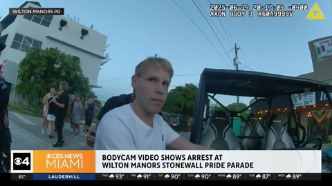 Bodycam video shows arrest of man with gun at Wilton Manors Pride parade