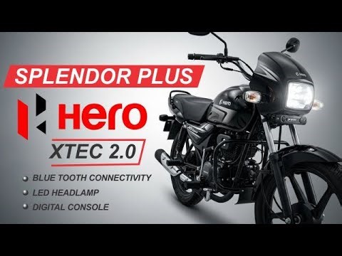 👉 Hero Splendor Plus Xtec 2.0 Black 😍 | 73+ Mileage | Full Review & Price 2025