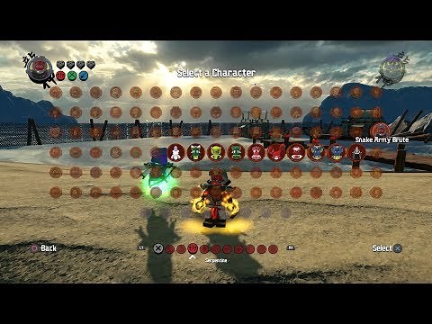 The LEGO Ninjago Movie Video Game - All Serpentine Characters