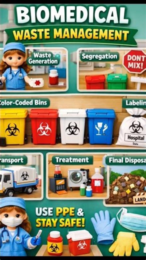 BIOMEDICAL WASTE MANAGEMENT||NURSING STUDENTS #medicosaheli #medicaleducation