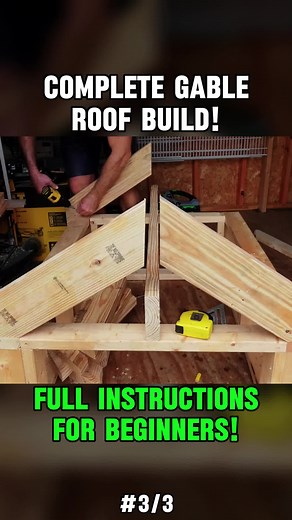 Complete Gable Roof Build: Beginner's Guide