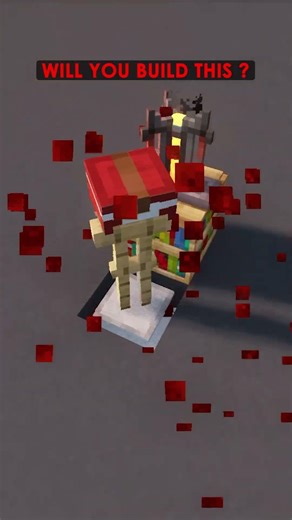 Minecraft Realistic Bookshelf Tutorial #minecraft #minecraftshorts