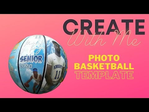 Create With Me: Photo Basketball Template