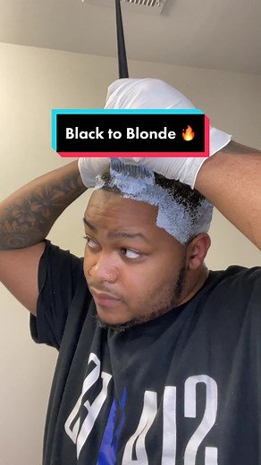 Blonde is always a vibe 😌 #slayedbyjordan #menhair #bleachinghair #blonde