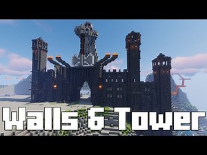 Building the First Walls & Towers | Dwarven Fortress Project – Minecraft