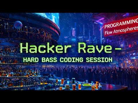 Hacker Rave – Hard Bass Coding Music Session