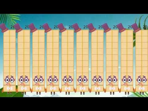 REPEATED ADDITION WITH NUMBERBLOCKS | LEARN TO ADD AND MULTIPLY NUMBERS | hello george