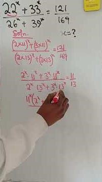 How to solve Fractional Exponential Equations Question #exponentialequation