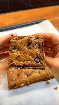 🍫 Authentic brownie with cream cheese filling and cherries #recipes #recipe #brownie #brownierecipe