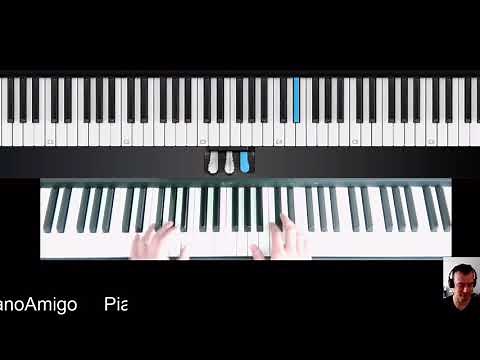 La bendición (The Blessing) Piano tutorial Latinoamérica acordes, notas y letra