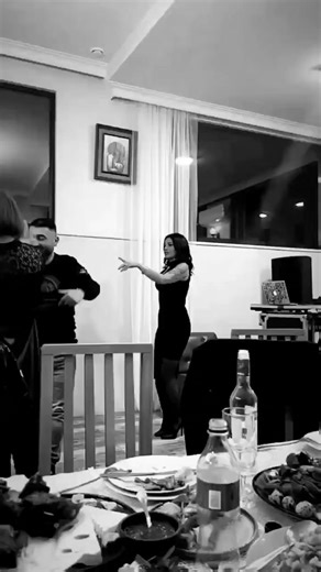 Lively Indoor Dinner Party with Dancing and Conversation