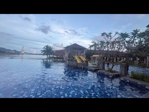 Night swimming @ dayang Bay resort Lourdes Traveler vlog is live