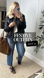 Day 13 of holiday outfits and we’re going casual with barrel and carrot shaped jeans, practical boot and trainers and then elevating the entire look by changing the shoes and coat. These transitions are all made easier by the fact that I’ve got on a neutral base layer underneath. Comment SHOP below to receive a DM with the link to shop this post on my LTK store (no need to be following me on Instagram and ltk to receive the notifications of when I post) ⬇ https://liketk.it/4Vr1q #ltkautumn #ltks