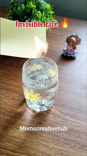 🔥 Invisible Fire Experiment 😱 | Can You See the Flame? | Amazing Science Experiment for kids