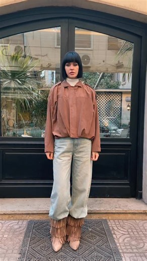 Prude Style on Instagram: "• Urban Soft suede Jacket An oversized jacket made from a soft-touch fabric with a suede-like look, lighter and softer for everyday comfort. #DailyLook #SoftTouch EasyStyle OversizedLove"