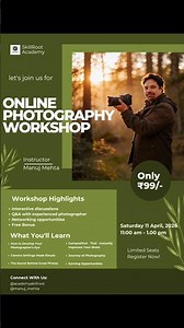 Online Photography Workshop| learn the Art of Photography