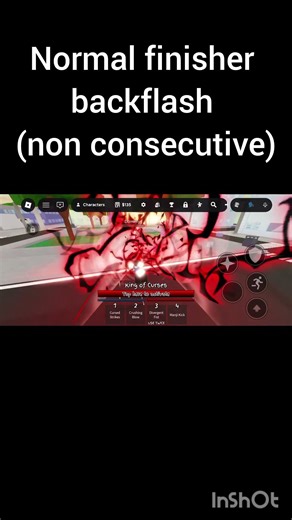 How to do all yuji backflash #jujutsukaisen #roblox