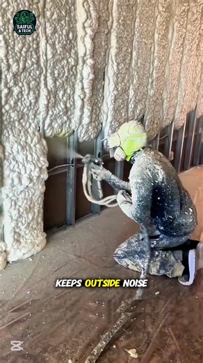 This Liquid Turns Into Foam in Seconds | Smart Wall Insulation Technology #viral #trending