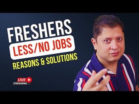 Why there are less Job openings for freshers in IT/Software industry? | MySirG Sunday LIVE