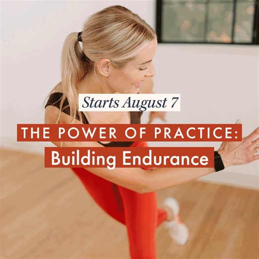This 12–day program includes a variety of b3 Cardio, b3 Strength, b3 Flow, b3 Core, b3 Stretch, and barre3 Signature classes (plus, movement off the mat!)—all designed to help you build muscular and cardiovascular endurance. Opt in to the program in your online subscription. https://bit.ly/3OJgIDl | barre3