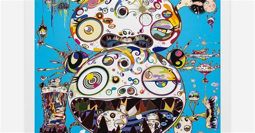 Tan Tan Bo Communicating with Someone, Somewhere in the Universe, 2014 by Takashi Murakami