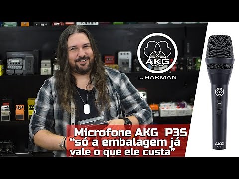 Microfone AKG P3S Perception teste