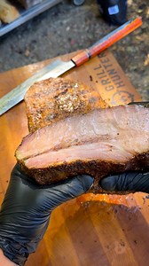 3.8M views · 90K reactions | Took a full packer brisket, threw it over open fire, and made a full-time job out of doing absolutely nothing but babysitting meat. Twelve hours later, the fire’s low, the smoke’s high, and the brisket’s so tender it’s basically apologizing for the wait. | GrillHunters | Facebook
