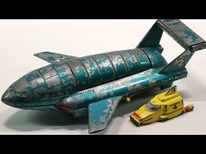 Dinky renowacja Thunderbird 2 nr 101. Na podstawie serialu TV. Zabawka model odlewany.