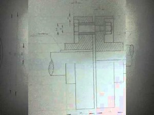 ORTHOGRAPHIC VIEWS of FLEXIBLE & OLDHAM'S COUPLING-MACHINE DRAWING
