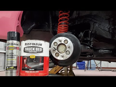 Painting "Fender Wells" with Rustoleum Truck Bed Coating