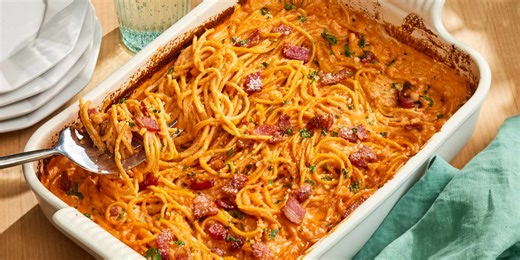 Creamy Bacon Pasta Bake