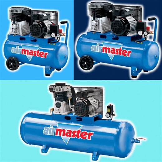 We have a range of Airmaster Belt Driven Air Compressors available from as little as £406.80 inc VAT. These units are ideal for powering all commonly used air tools and spray equipment in any workshop, garage or industrial environment. Click here https://bit.ly/AirmasterBeltDriven today. | Machine Mart | Facebook