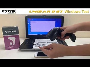 OSCAR UniBar II BT Bluetooth Wireless 2D Barcode Scanner Presentation for Windows