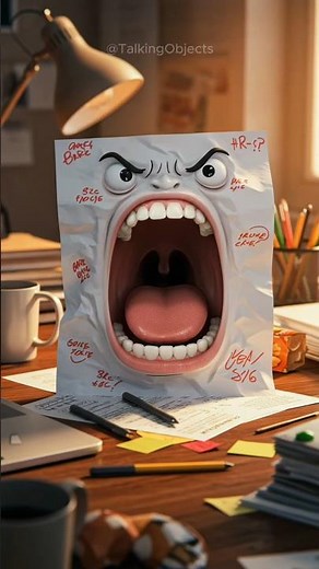WHAT CAN A PAPER SAY? TOO MUCH. 😱 | TALKING OBJECTS #absurdhumor #absurdcomedy
