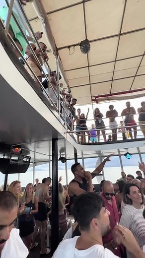 Lively Boat Celebration with Friends and Ocean Views