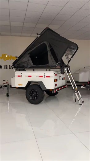Outdoor camping Rooftop tent & camper trailer offroad version RV #RV #RoofTopTent #rooftoptentliving #rooftoptentlife #tent #tents #campingtents #campingtent #tentcamping #camping #glamping #outdoor | OTR Camper Trailer